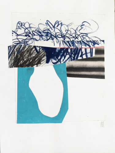 Dessin intitulée "DARING ESCAPE" par Luc Pierre, Œuvre d'art originale, Pastel