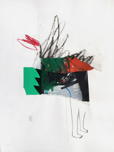 Dessin intitulée "RIGHT AHEAD 2" par Luc Pierre, Œuvre d'art originale, Pastel