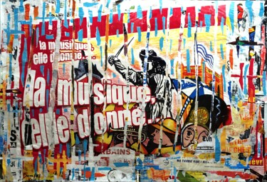 La musique elle donne Collages titled "La musique elle don…" by Kerkhove Kerkhove (DomKcollage), Original Artwork, Collages
