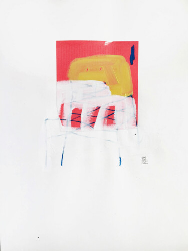Collages intitulée "PACE - FAIRE LES CE…" par Luc Pierre, Œuvre d'art originale, Collages