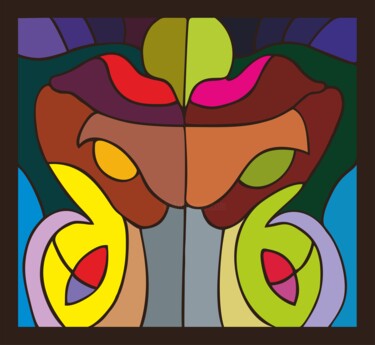 Arts numériques intitulée "elephant" par Solomon Tair Sharif (Air-T), Œuvre d'art originale, Travail numérique 2D