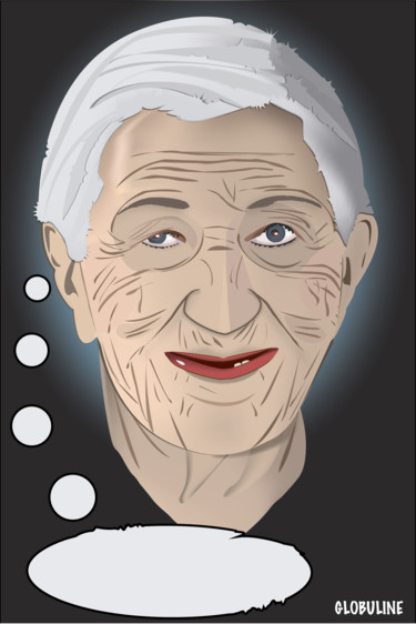 Arts numériques intitulée "Old age tales" par Globuline, Œuvre d'art originale, Peinture numérique