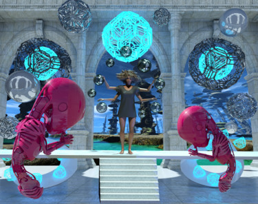 Digital Arts titled "Aspirations" by Rikkihop, Original Artwork, 3D Modeling
