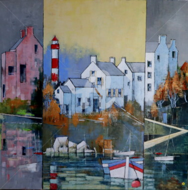 Peinture intitulée "DOËLAN I" par James Burgevin, Œuvre d'art originale, Acrylique