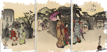 제목이 "Nobukazu - En visit…"인 디지털 아트 Jamy Delpias로, 원작, 디지털 페인팅