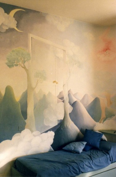 Peinture intitulée "Fresques à Ficarazz…" par Zampo, Œuvre d'art originale