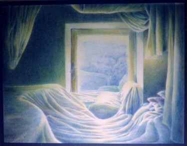 Peinture intitulée "Alcove Capena" par Zampo, Œuvre d'art originale, Huile