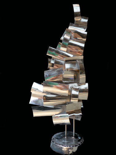 Skulptur mit dem Titel "Voile" von Jivko Sedlarski, Original-Kunstwerk, Edelstahl
