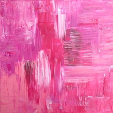 Painting titled "Spring" by Ludwika Pilat, Original Artwork, Acrylic Mounted on Wood Stretcher frame