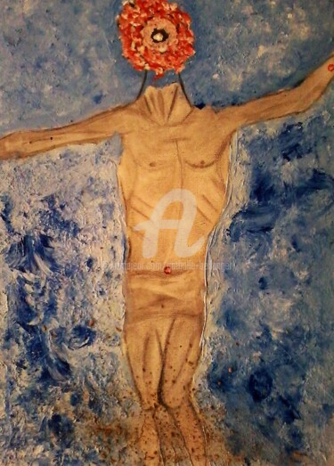 제목이 "CHRIST UNIVERSEL."인 미술작품 Nathalie Bellanger로, 원작, 아크릴