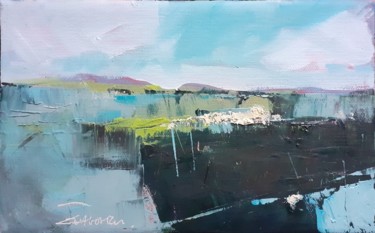 Ailleurs Peinture intitulée "Ailleurs" par Eva Gohier, Œuvre d'art originale, Huile