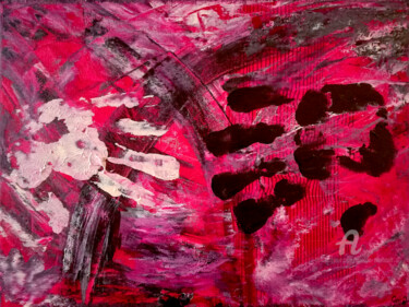 Malerei mit dem Titel "black&white people" von Gor Don(Gnie), Original-Kunstwerk, Acryl Auf Keilrahmen aus Holz montiert