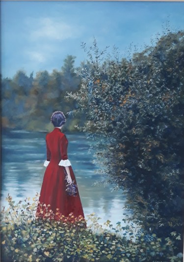 Pittura intitolato "Marinella" da Giovanni Graziani, Opera d'arte originale, Olio