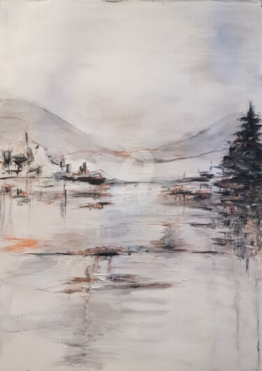 Peinture intitulée "ZENITUDE" par Valerie Dragacci, Œuvre d'art originale, Encre