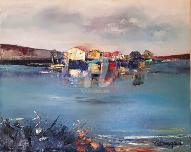 Peinture intitulée "CENTURI" par Valerie Dragacci, Œuvre d'art originale, Huile