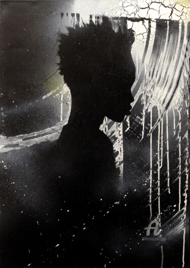Peinture intitulée "Shadow" par Art De Noé, Œuvre d'art originale, Acrylique