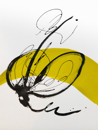 Deux - Oeuvre abstraite sur papier - Originale Pintura titulada "Deux - Oeuvre abstr…" por Chantal Proulx, Obra de arte original, Acrílico