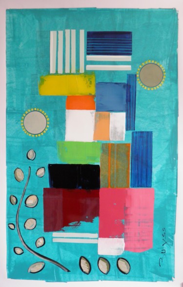 Dessin intitulée "Antonova Land" par Marc Bulyss, Œuvre d'art originale, Acrylique