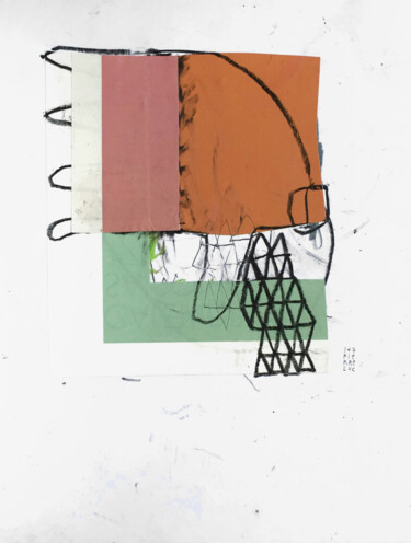 Collages intitulée "WIND IN THE HOOD II" par Luc Pierre, Œuvre d'art originale, Collages