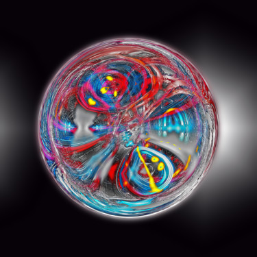 Abstract planet 179 Arts numériques intitulée "Abstract planet 179" par Pascal Moulin, Œuvre d'art originale, Travail numérique 2D
