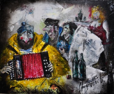 「Amsterdam」というタイトルの絵画 Antonio Zamariolaによって, オリジナルのアートワーク, アクリル