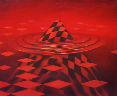 Peinture intitulée "Emergence" par Xavier Froissart, Œuvre d'art originale, Huile