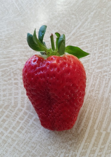 Photographie intitulée "Fraise 2017 (ref.19…" par Carlos Vieira, Œuvre d'art originale, Photographie non manipulée