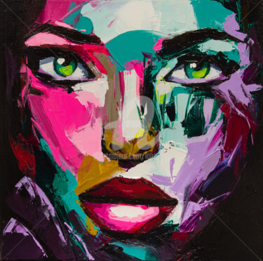 Peinture intitulée "Casia" par Lana Frey, Œuvre d'art originale, Acrylique Monté sur Châssis en bois