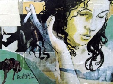 Peinture intitulée "sansd" par Vincent Tessier Xxc, Œuvre d'art originale, Acrylique
