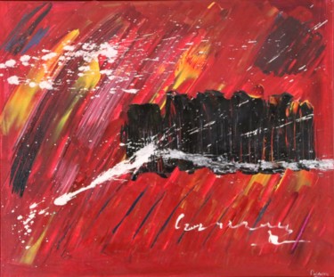 Mythes et Monolithes Peinture intitulée "Mythes et Monolithes" par Patrice Poidevin, Œuvre d'art originale, Acrylique
