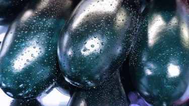 Photographie intitulée "Aubergines Nuance 2…" par Carlos Vieira, Œuvre d'art originale, Photographie non manipulée