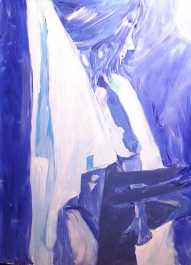 Peinture intitulée "mary4" par Fabien Lheuillier, Œuvre d'art originale, Acrylique