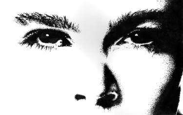 图画 标题为“The Eyes. Глаза” 由Владимир Абаимов, 原创艺术品, 墨
