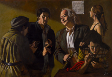 "Self Absorbed" başlıklı Tablo Joel Barnett tarafından, Orijinal sanat, Petrol