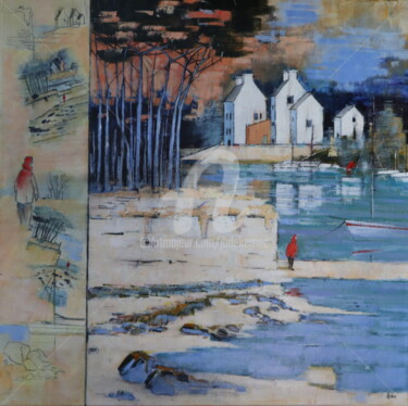 Peinture intitulée "PALUDEN I" par James Burgevin, Œuvre d'art originale, Acrylique