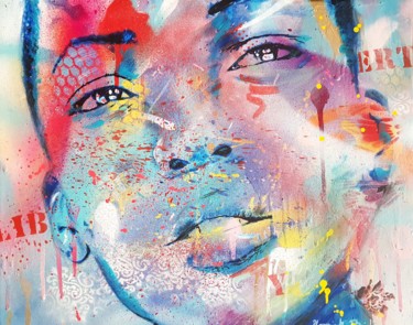 Liberty Peinture intitulée "Liberty" par Yannick Boid, Œuvre d'art originale, Acrylique
