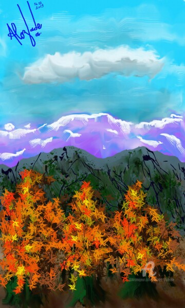 Digital Arts titled "The further we go t…" by Ahmed Alozade, Original Artwork, Digital Painting