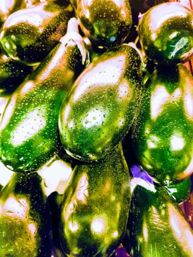 Photographie intitulée "Aubergines (ref.eff…" par Carlos Vieira, Œuvre d'art originale, Photographie non manipulée