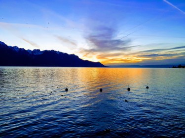 Photographie intitulée "Lac bleu 2019 (rfe.…" par Carlos Vieira, Œuvre d'art originale, Photographie non manipulée