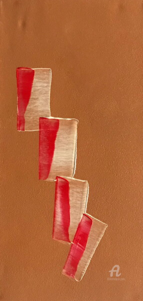 Malerei mit dem Titel "Cinématique de la c…" von Jérôme Schreiber, Original-Kunstwerk, Acryl