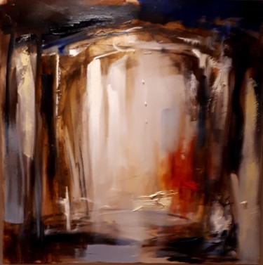 Miroir aux SOUVENIRS 1  80 x 80 cm