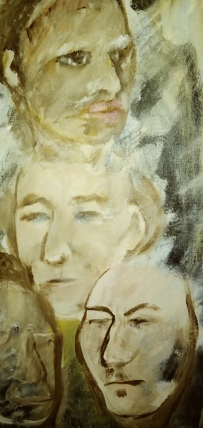 Painting titled "We are all from the…" by Dan Flanagan, Original Artwork, Acrylic