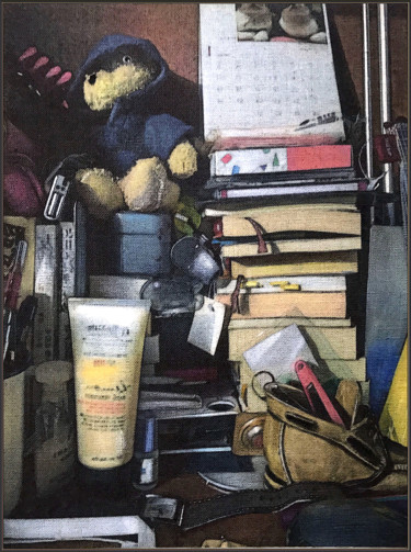 图画 标题为“Still Life With Liv…” 由Wilf Tilley, 原创艺术品, 油