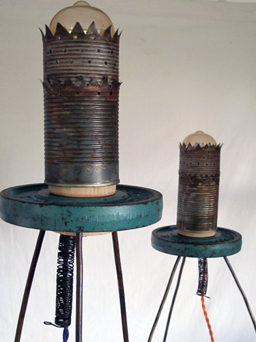 Design titled "Lampes "Famille Bis…" by Alain Platet, Original Artwork, Luminaire