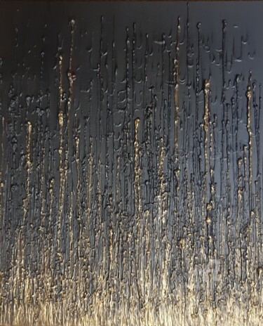 Peinture intitulée "L'or de nos échecs" par Christine Barone, Œuvre d'art originale, Acrylique Monté sur Châssis en bois
