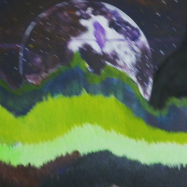 Painting titled "Hollow" by Dan Flanagan, Original Artwork, Acrylic