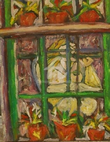Pintura titulada "DE La Serie El Inst…" por Cristina Vidal, Obra de arte original