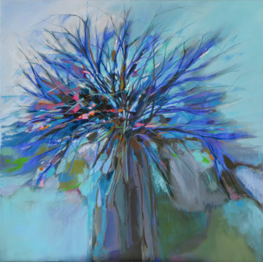Premiers frissons d'hiver Painting titled "Premiers frissons d…" by Gérard Esquerre, Original Artwork, Acrylic Mounted on Wood Stretcher frame