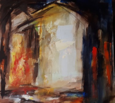 Miroir aux SOUVENIRS 2   80 x 80 cm