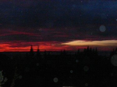 Photography titled "nuit décembre sud o…" by Nizard Dominique, Original Artwork, Non Manipulated Photography